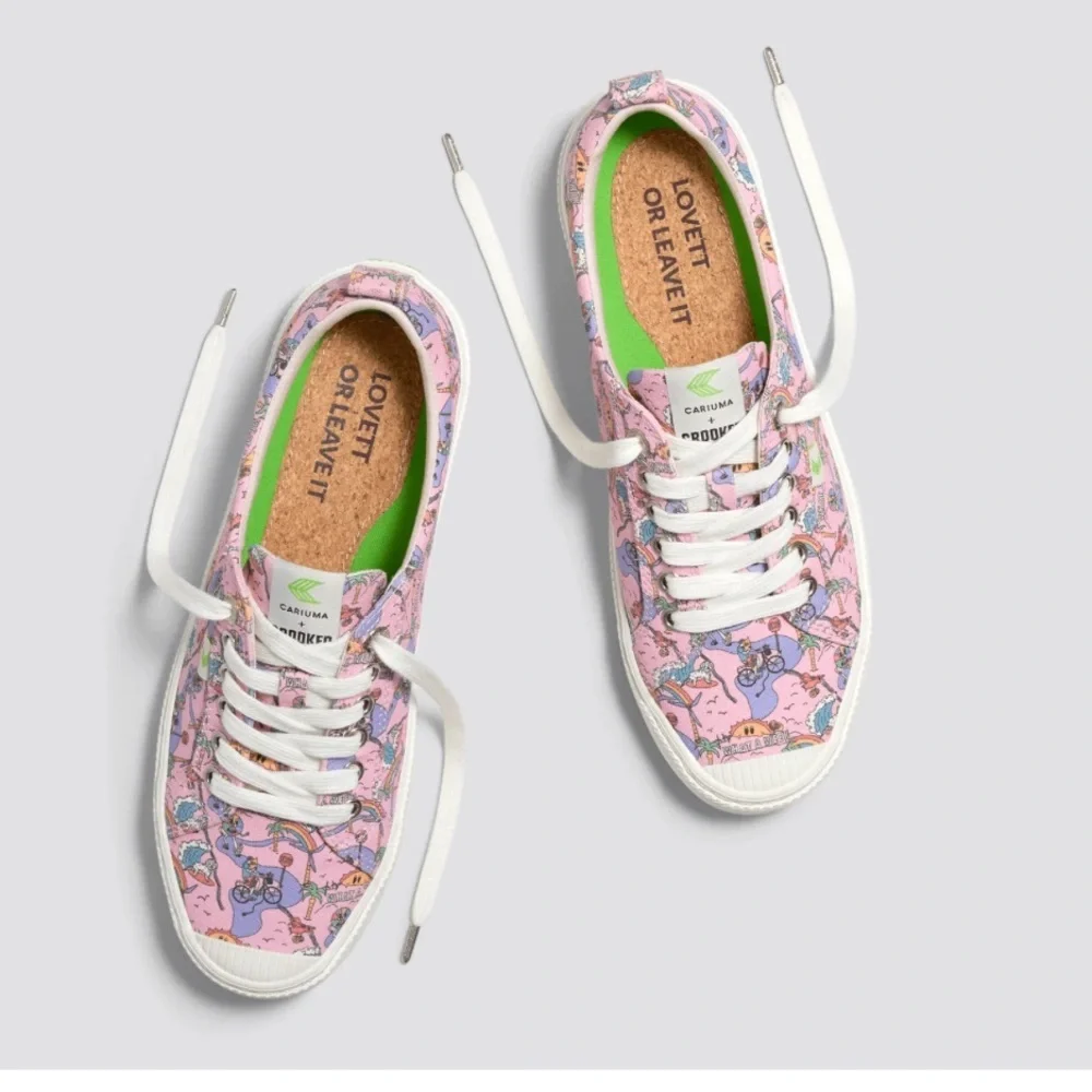 NWT! Cariuma Crooked Media Lovett or Leave It Low Sneaker, sz 7.5 - Picture 4 of 11